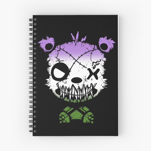Item preview, Goth Genderqueer Bear Pride Flag, Genderqueer Goth Design  designed and sold by Travelslightly.