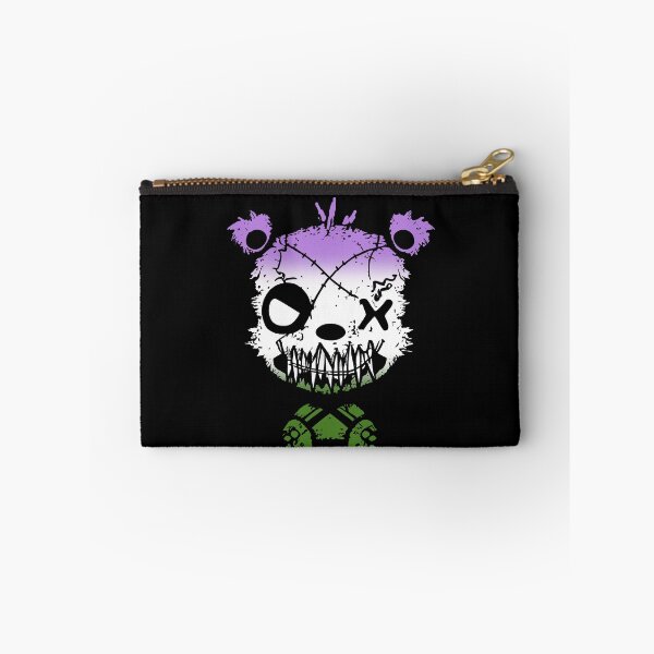 Item preview, Goth Genderqueer Bear Pride Flag, Genderqueer Goth Design  designed and sold by Travelslightly.