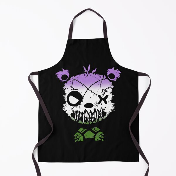 Item preview, Goth Genderqueer Bear Pride Flag, Genderqueer Goth Design  designed and sold by Travelslightly.