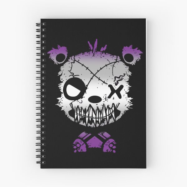 Item preview, Goth Graysexual Bear Pride Flag, Greysexual Goth Design  designed and sold by Travelslightly.