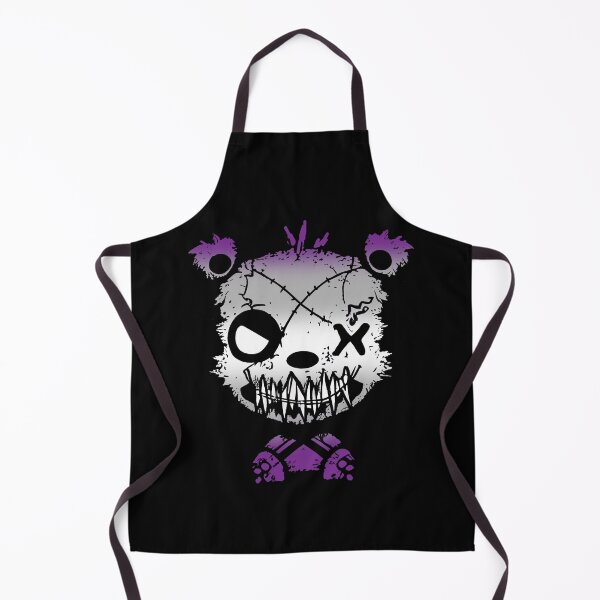Item preview, Goth Graysexual Bear Pride Flag, Greysexual Goth Design designed and sold by Travelslightly.