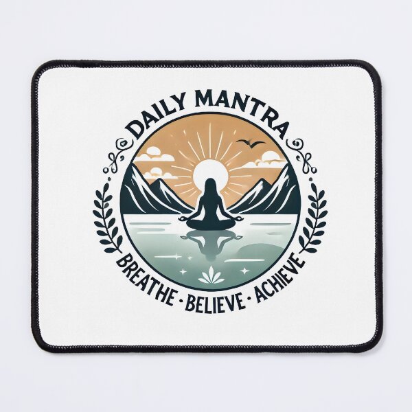 Item preview, Daily Mantra Positivity and Funny Gifts Art designed and sold by BadhbhLoot.