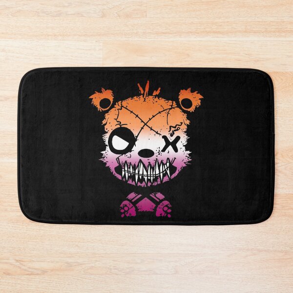 Artikelvorschau, Goth Lesben Bär Stolz Flagge, Lesben Goth Design entworfen und verkauft von Travelslightly.