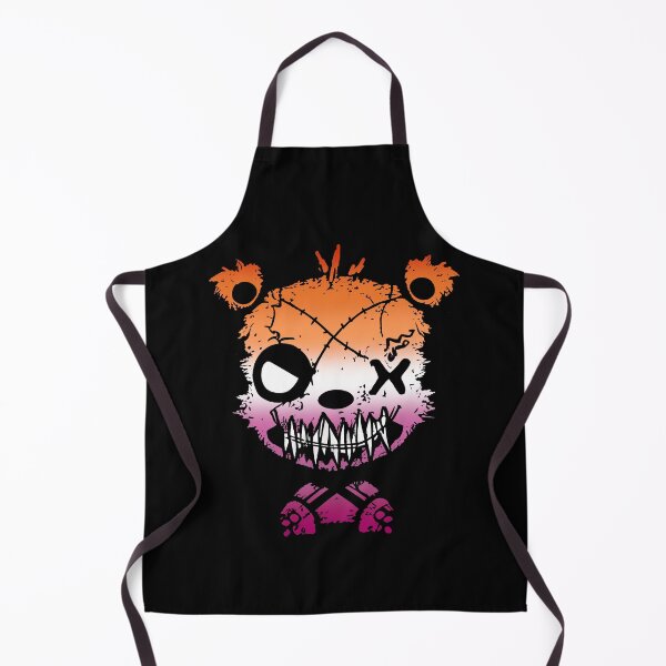 Item preview, Goth Lesbian Bear Pride Flag, Lesbian Goth Design designed and sold by Travelslightly.