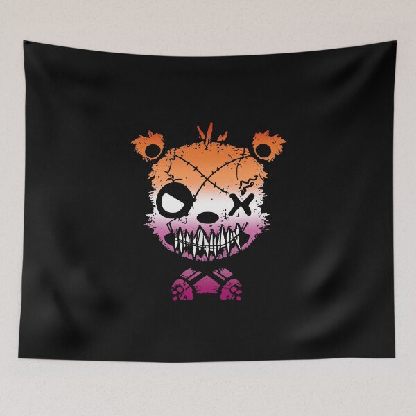 Item preview, Goth Lesbian Bear Pride Flag, Lesbian Goth Design  designed and sold by Travelslightly.