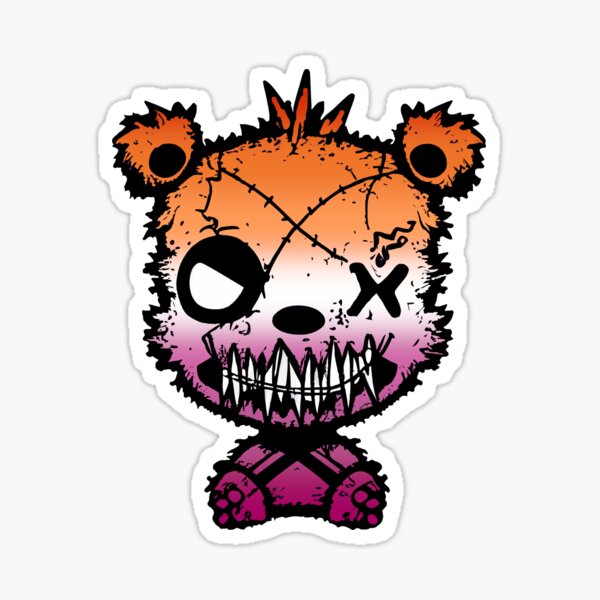 Item preview, Goth Lesbian Bear Pride Flag, Lesbian Goth Design  designed and sold by Travelslightly.
