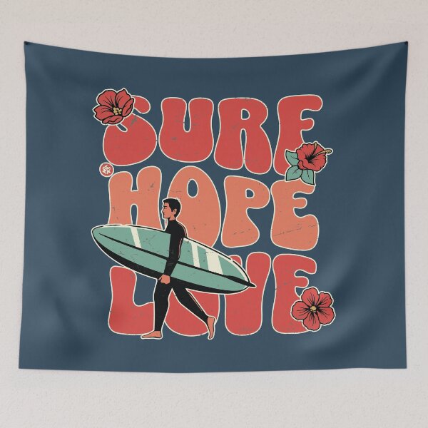Item preview, Surf Hope Love designed and sold by Yuzik.