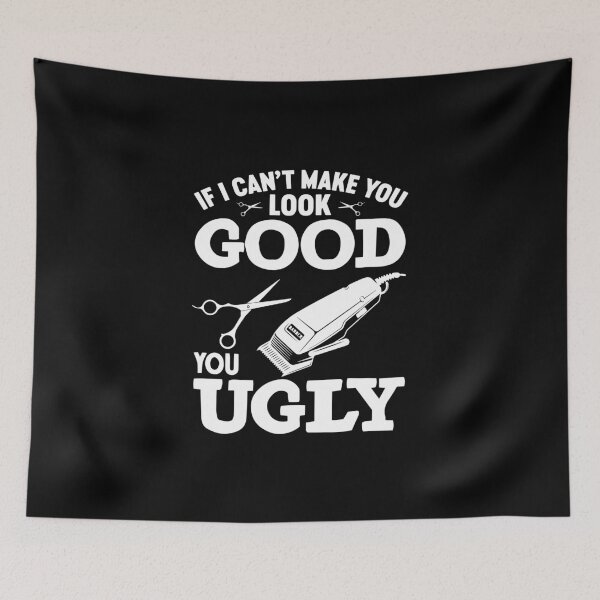 Item preview, Barber - Funny Barber Hairdresser Hairstylist Joke Humor designed and sold by farhanhafeez.