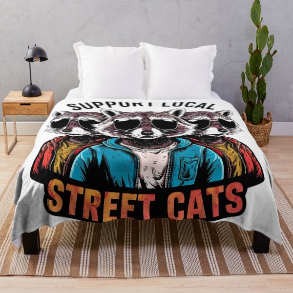 Item preview, Support Local Street Cats: Cute Raccoon Gang designed and sold by AlphaTeez.