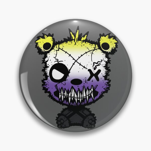 Item preview, Goth Nonbinary Bear Pride Flag, Enby Goth Design  designed and sold by Travelslightly.