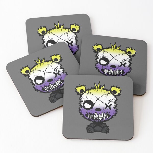 Item preview, Goth Nonbinary Bear Pride Flag, Enby Goth Design  designed and sold by Travelslightly.
