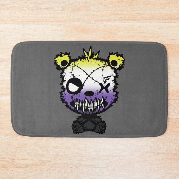 Item preview, Goth Nonbinary Bear Pride Flag, Enby Goth Design  designed and sold by Travelslightly.