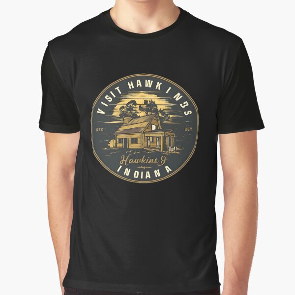 Item preview, Discover Visit hawkins Indiana T-Shirt designed and sold by MRFEZOO2030.