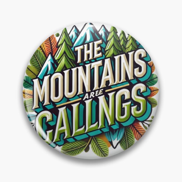 Item preview, The Mountains Are Calling designed and sold by WildVista.