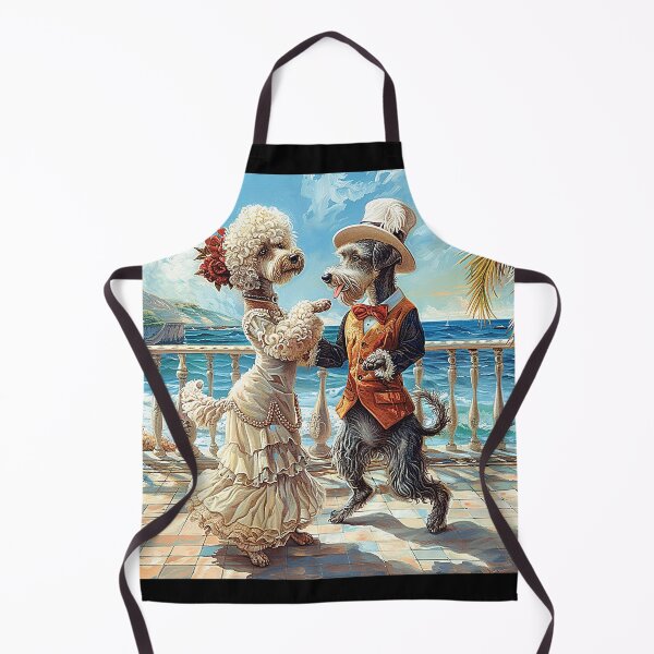 Item preview, Fancy Poodle and Schnauzer Dancing designed and sold by Tees-and-Trends.