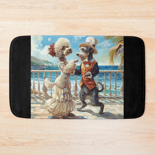 Item preview, Fancy Poodle and Schnauzer Dancing designed and sold by Tees-and-Trends.
