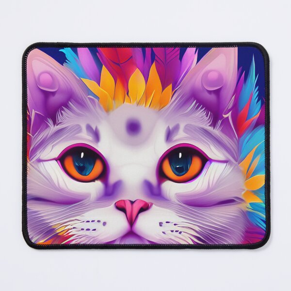 Item preview, Fantasy cat in bright colors designed and sold by Photopat.