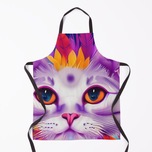 Item preview, Fantasy cat in bright colors designed and sold by Photopat.
