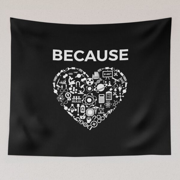 Item preview, Because Love Science - Science Boy Science Girl Science Teacher designed and sold by farhanhafeez.