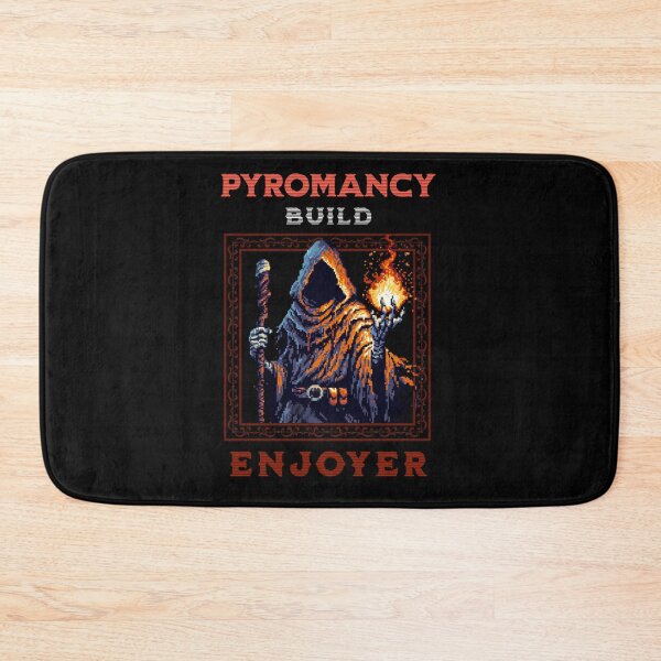 Item preview, Pyromancer Fire Mage Build Enjoyer Dank Souls RPG designed and sold by Meme Master Merchandise.