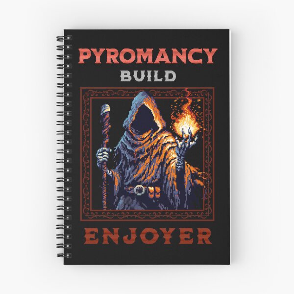 Item preview, Pyromancer Fire Mage Build Enjoyer Dank Souls RPG designed and sold by Meme Master Merchandise.