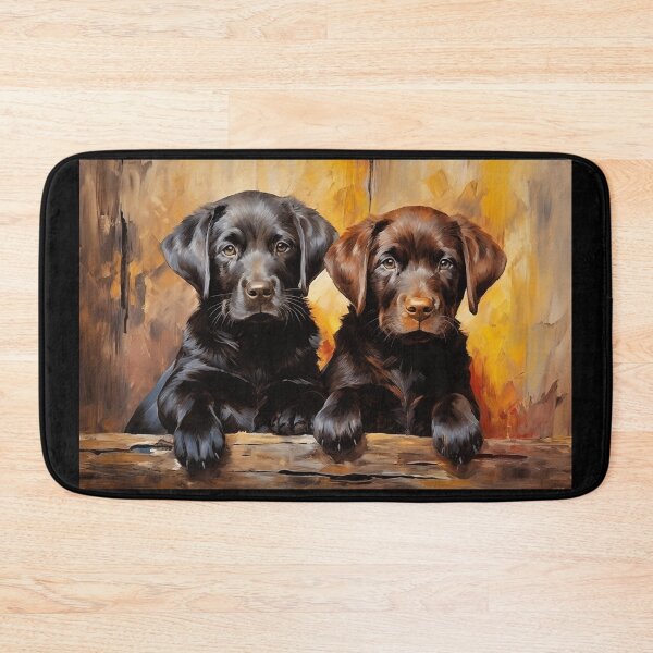 Item preview,  Two labrador puppies designed and sold by PetsArt.