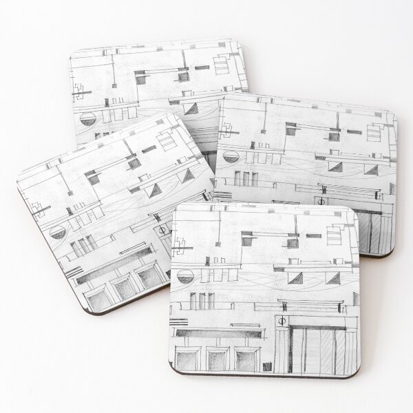Item preview, elevation and plan studies designed and sold by Tereza Pilar  Art.