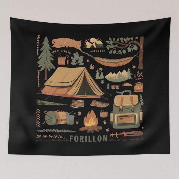 Item preview, forillon and camping designed and sold by mood-draftsman.