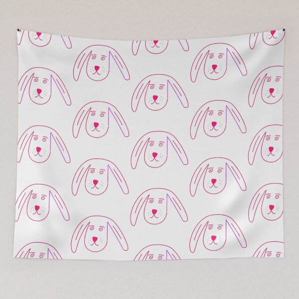 Item preview, One Dog in Pink designed and sold by TessaPeartree.