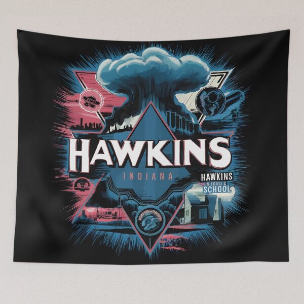 Item preview, Visit hawkins indiana t shirt design designed and sold by MRFEZOO2030.