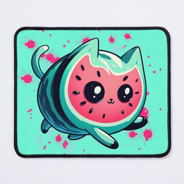Item preview, Watermelon cat designed and sold by Anna Halasek.