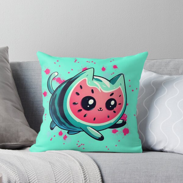 Item preview, Watermelon cat designed and sold by Anna Halasek.