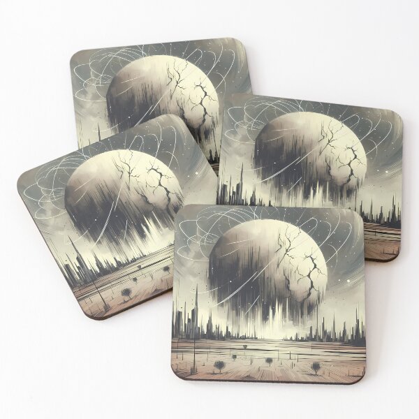 Item preview, Utopian and Apocalyptic Illustration designed and sold by beyazart.