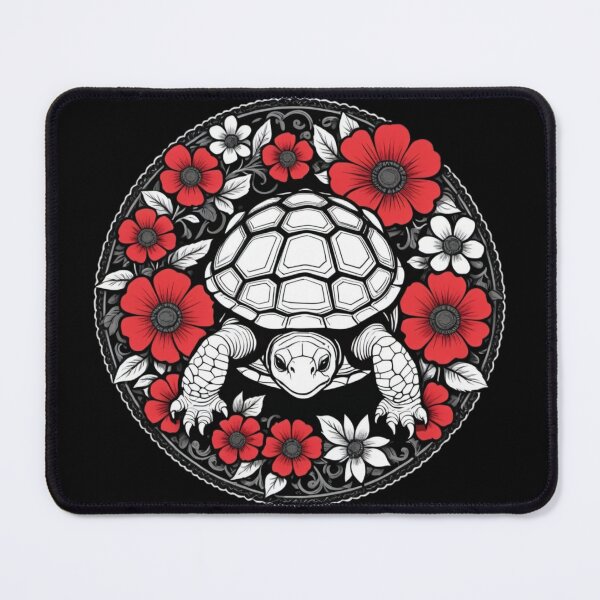 Item preview, Turtle surrounded by flowers designed and sold by RedStacks.