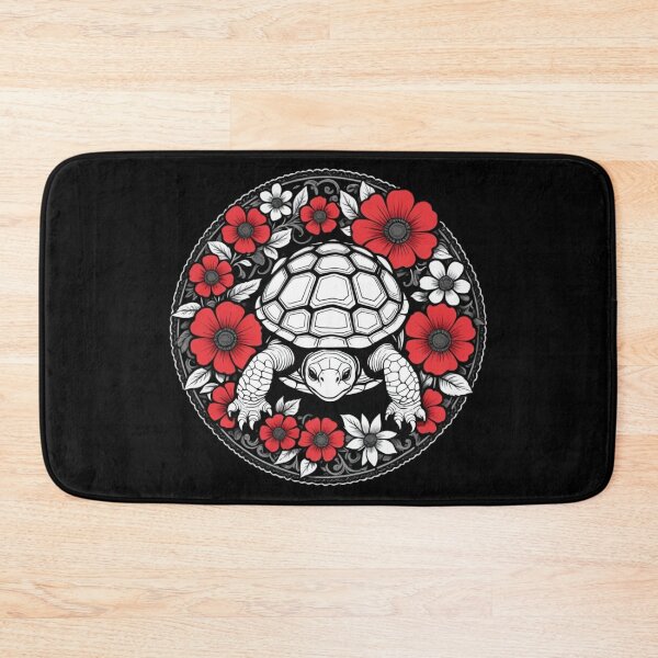 Item preview, Turtle surrounded by flowers designed and sold by RedStacks.