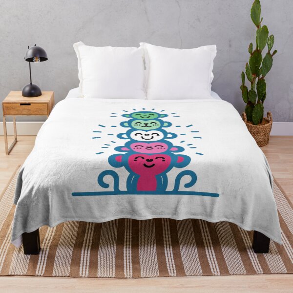 Item preview, Cute Abrosexual Pride Flag Monkeys, Abrosexual Stacked Monkeys designed and sold by Travelslightly.