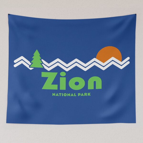 Item preview, Zion National Park Retro designed and sold by Esskay Designs.