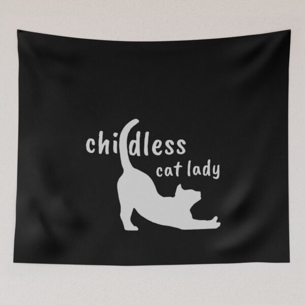 Item preview, Childless cat lady designed and sold by InverseArt.