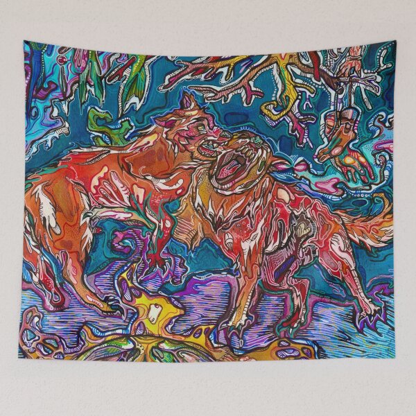 Item preview, Ode to Aggression. A3 marker drawing. designed and sold by Mishelle-Sherri.