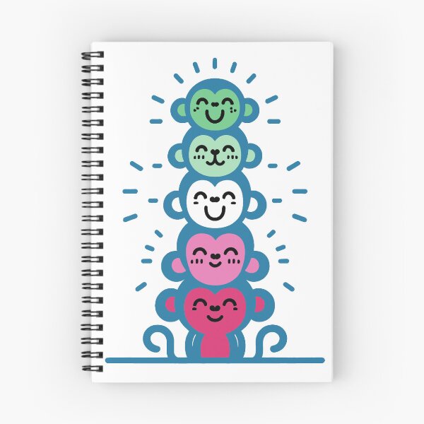 Item preview, Cute Abrosexual Pride Flag Monkeys, Abrosexual Stacked Monkeys designed and sold by Travelslightly.
