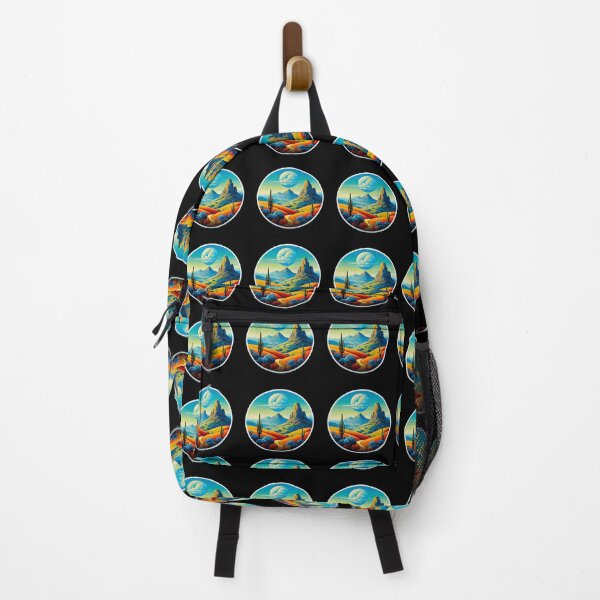 Item preview, Dreamy Desert Landscape under a Full Moon designed and sold by artwaves.