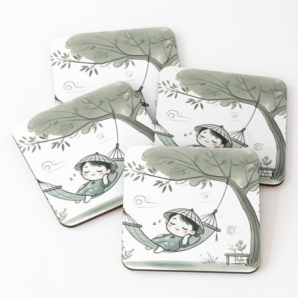 Item preview, a cute little girl enjoying a lazy summer nap designed and sold by Dragon-Kingdom.