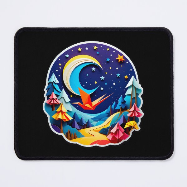 Item preview, Enchanted Origami Nightscape designed and sold by artwaves.