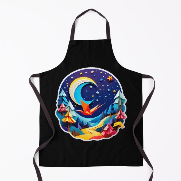 Item preview, Enchanted Origami Nightscape designed and sold by artwaves.