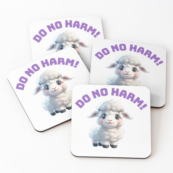 Item preview, Do No Harm Cute Lamb designed and sold by nbg2012.