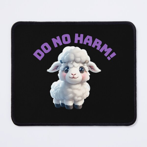 Item preview, Do No Harm Cute Lamb designed and sold by nbg2012.