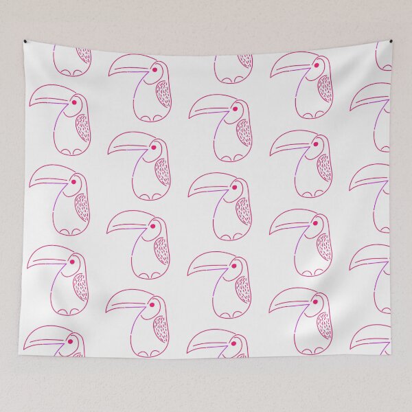 Item preview, Seven Toucan in Pink designed and sold by TessaPeartree.