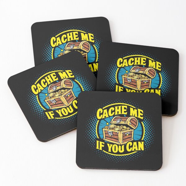 Item preview, CACHE ME IF YOU CAN Golden Treasure Hunt designed and sold by SplashTastic.