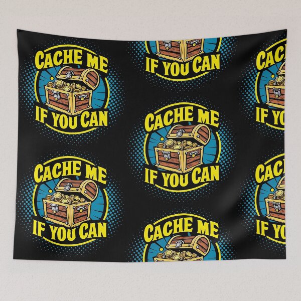 Item preview, CACHE ME IF YOU CAN Golden Treasure Hunt designed and sold by SplashTastic.