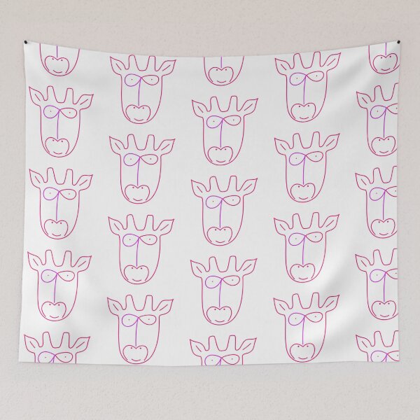 Item preview, Nine Giraffe in Pink designed and sold by TessaPeartree.